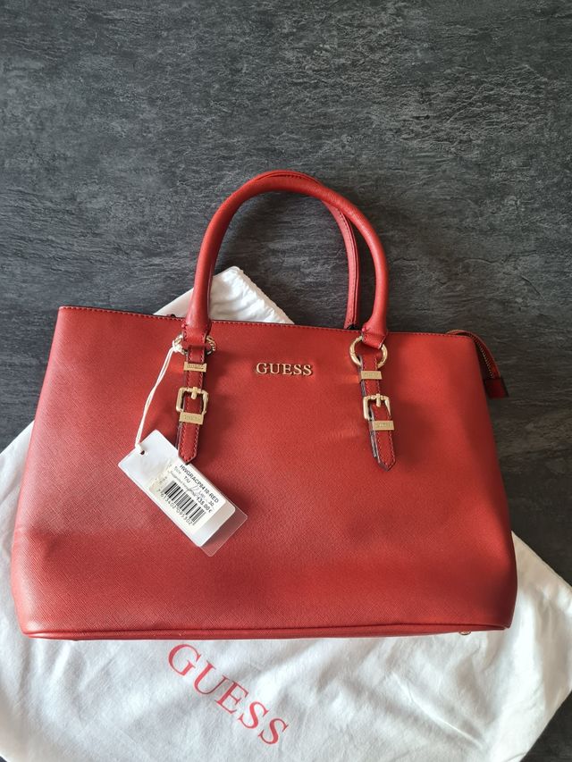 Borsa Guess rosso/bordeaux
