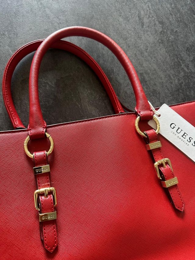 Borsa Guess rosso/bordeaux