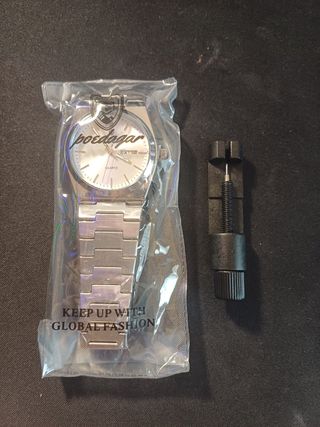 Reloj suizo esfera de cuarzo blanco 