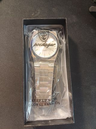 Reloj suizo esfera de cuarzo blanco 