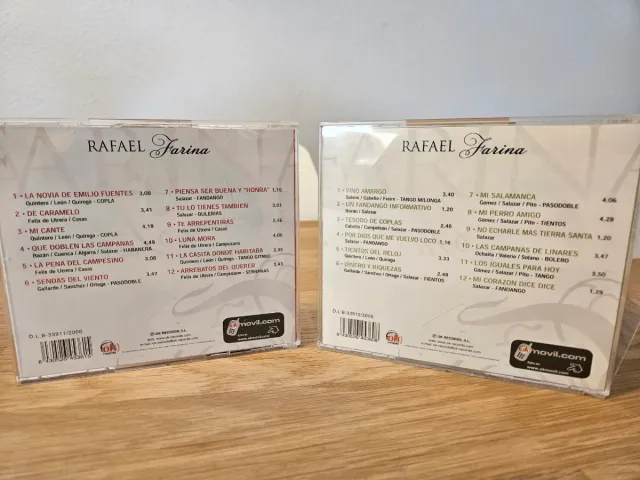 CDs Rafael Farina Música Latina
