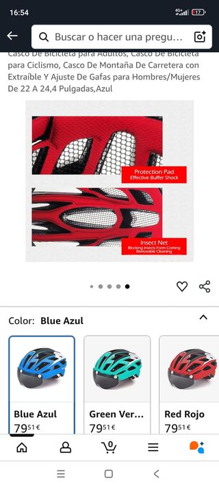 Casco bici Queshark con visera