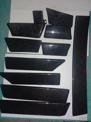 Molduras BMW E34 - Negro