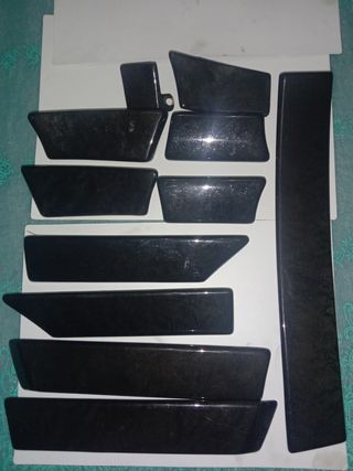 Molduras BMW E34 - Negro