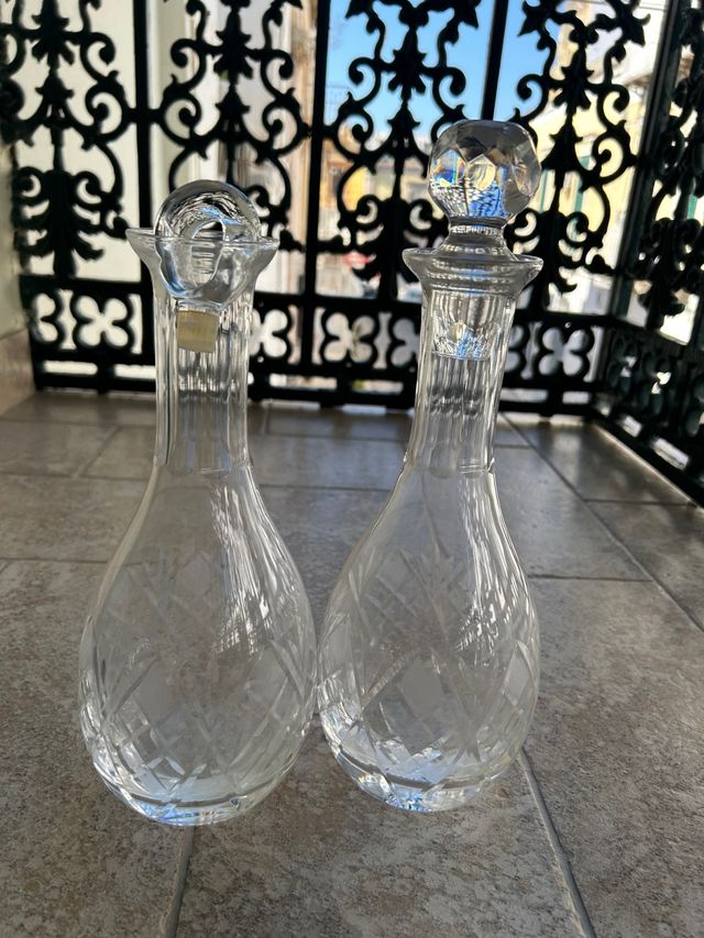 Set 2 Bottiglie Cristallo