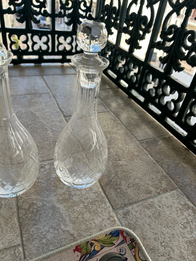 Set 2 Bottiglie Cristallo