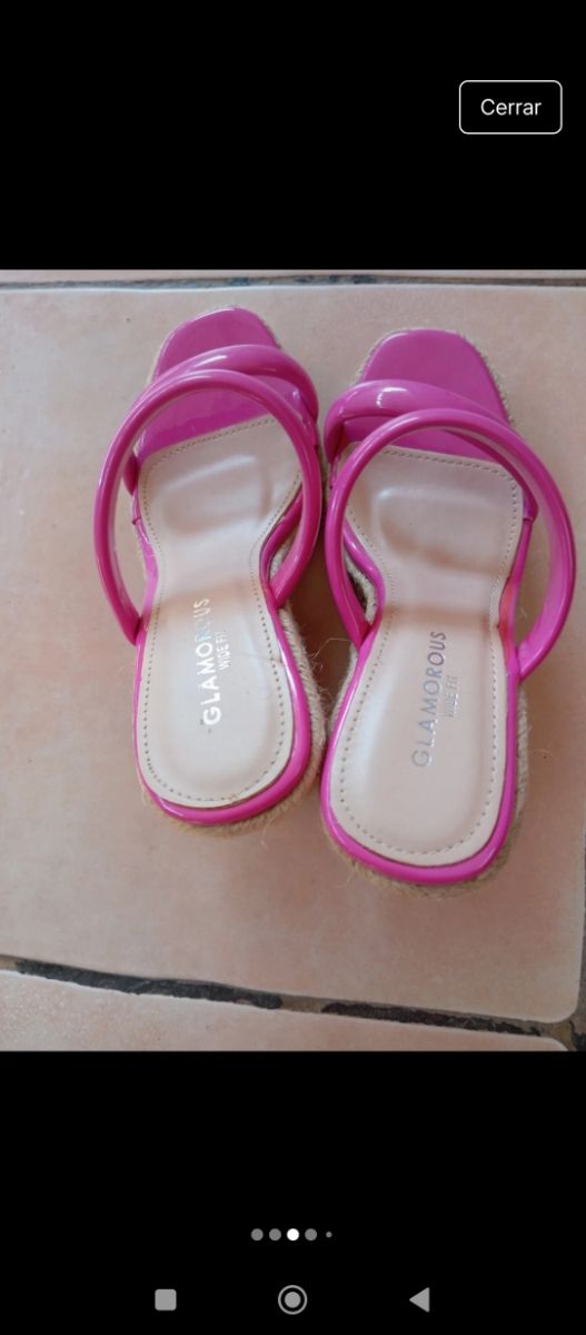 Sandalias Glamorous rosa verano