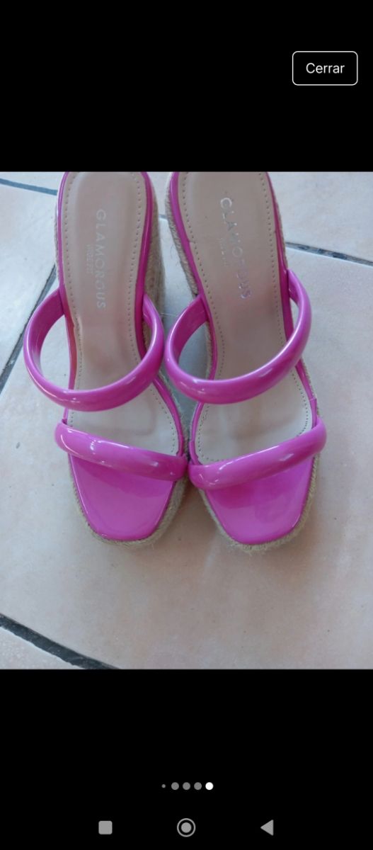 Sandalias Glamorous rosa verano
