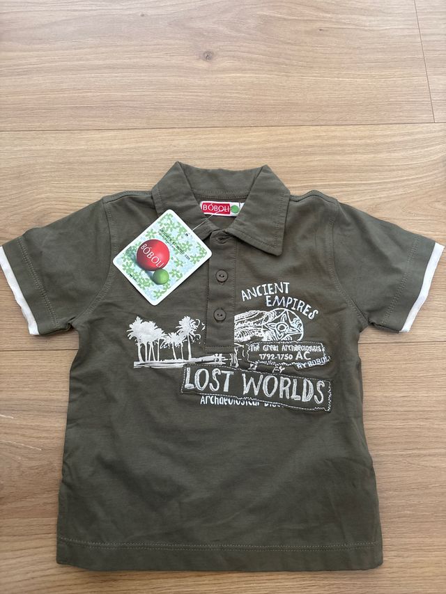 Polo BOBOLI niño - 18M - Verde