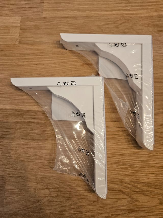 Soportes estantería IKEA Blancos Nuevos