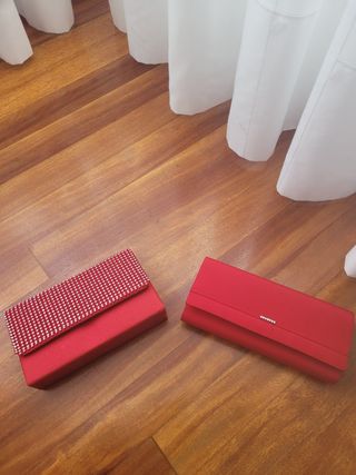 Bolsos fiesta rojos