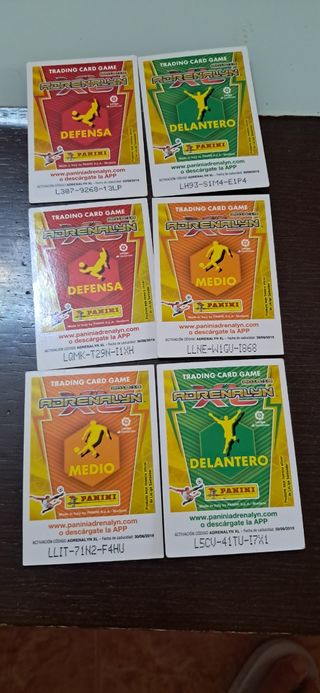 6 cartas Barça Adrenalyn XL 18-19
