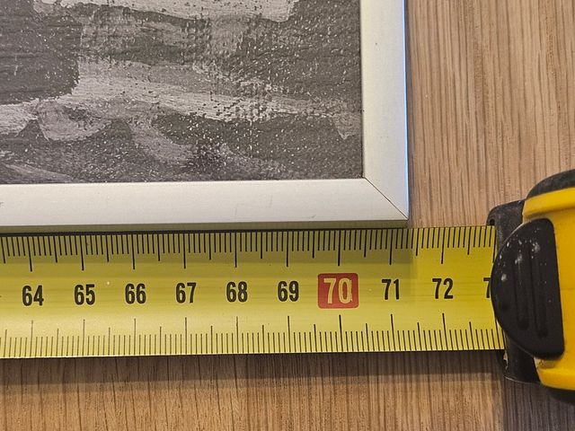 Marco de fotos o poster de aluminio.