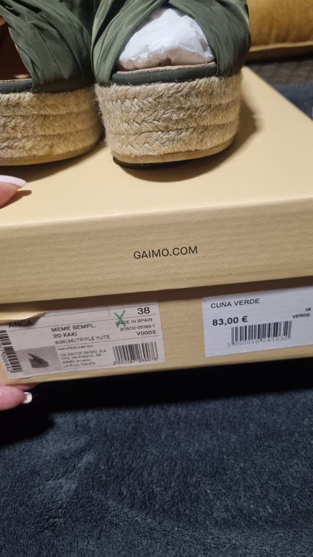 Cuñas Gaimo - Verde Oliva