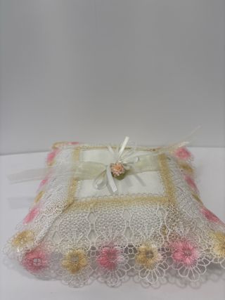 Cojín Arras Boda - Encaje