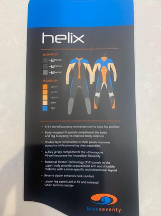 Neopreno Blueseventy* Helix XL Natación Triatlón