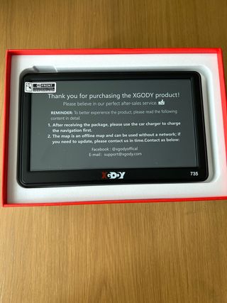GPS XGODY 735 navegador valido para camiones 