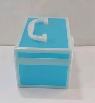 Bauletto Portatutto Plastica Azzurro