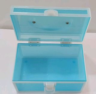 Bauletto Portatutto Plastica Azzurro