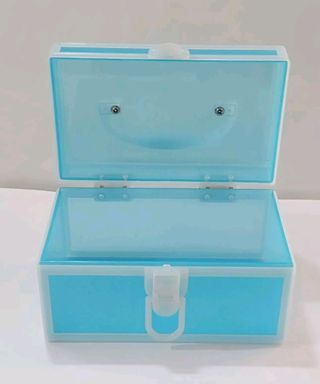 Bauletto Portatutto Plastica Azzurro