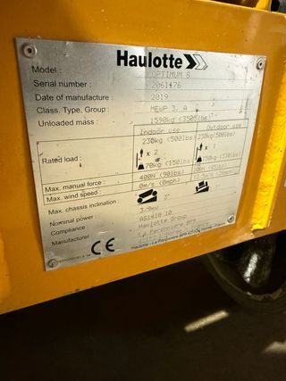Tijera Eléctrica Haulotte Optimum 8 - 8m
