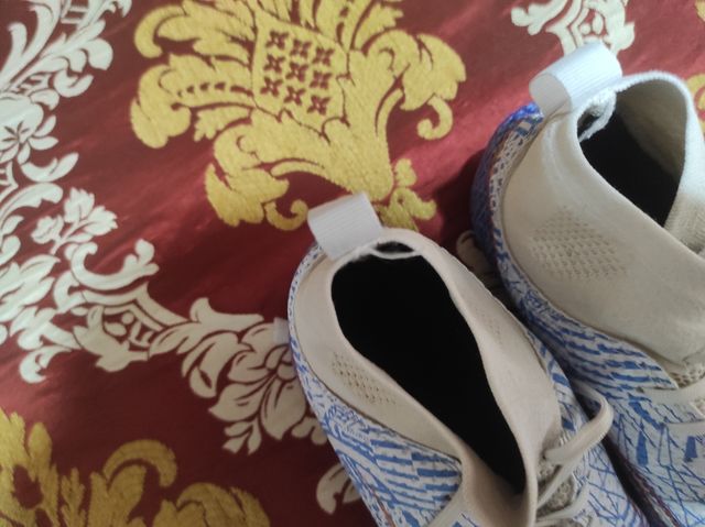 Tacos Nike azules y blancos