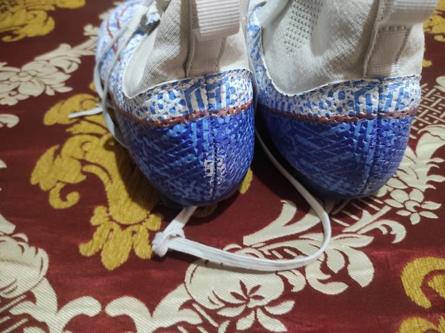 Tacos Nike azules y blancos