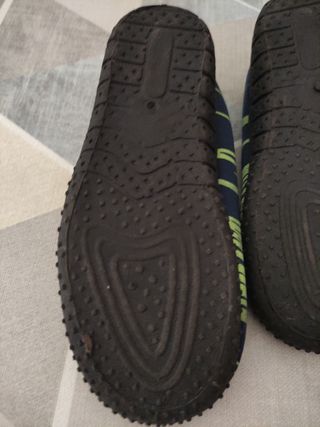 Zapatillas agua niño - Azul/Verde