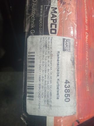 Polias de virabrequim VAG