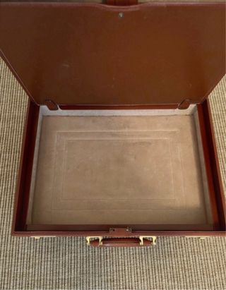 Maletín vintage Loewe marrón