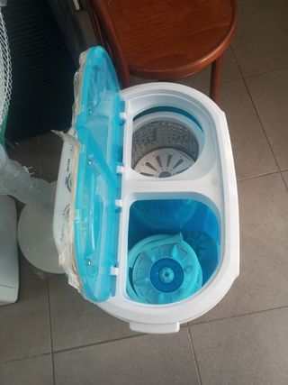 Lavadora secadora mini compacta