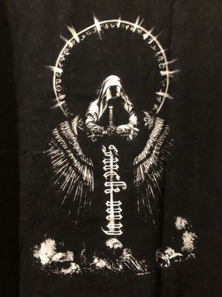 Canotta vintage nera Y2K