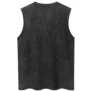 Canotta vintage nera Y2K