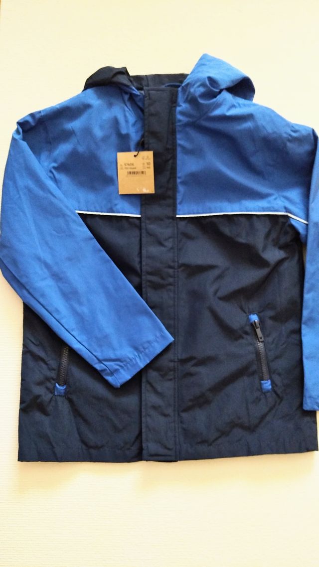 Cazadora impermeable niño 10 años