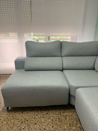 Sofá rinconero gris claro – NUEVO, diseño moderno