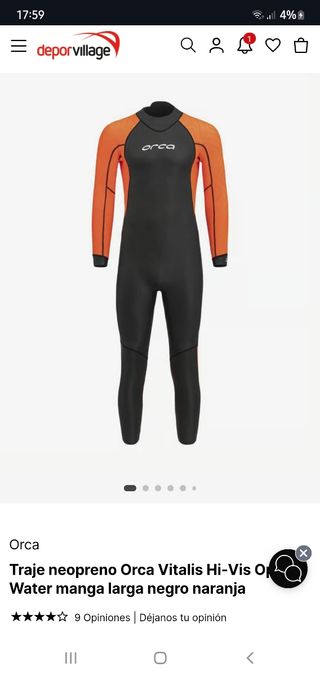 Neopreno Orca triathlon hombre