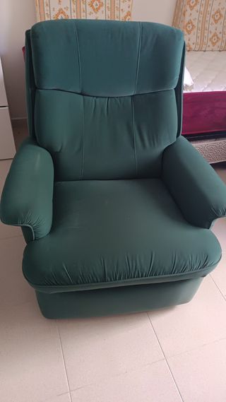 Sillón relax verde