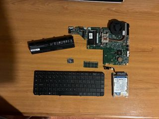 Portátil HP, ASUS y monitor LG