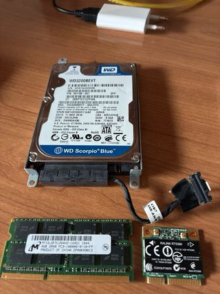 Portátil HP, ASUS y monitor LG