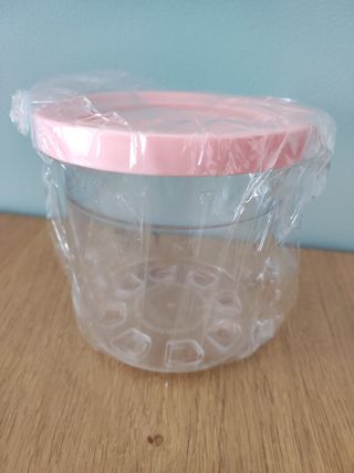 Recipiente Ninja con tapa rosa