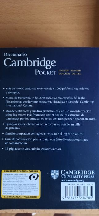 Diccionario Bilingüe Cambridge Spanish-English ...