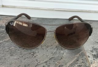 Gafas Rayban - Marrón y Plata