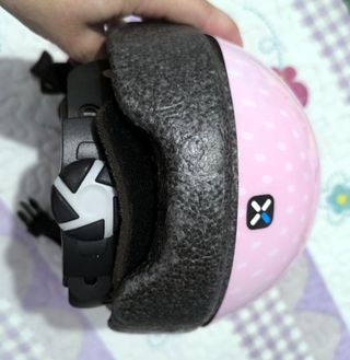 Casco bici niña B-Twin rosa