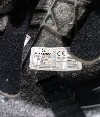 Casco bici niña B-Twin rosa