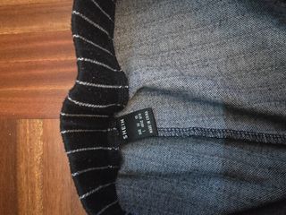 Pantalones azul marino a rayas talla L