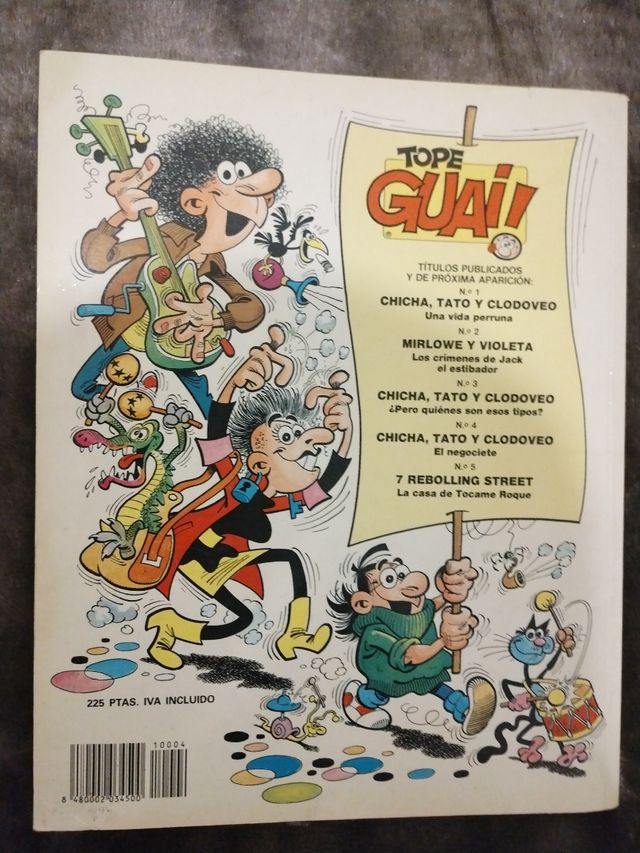 Comic de Chicha, Tato y Clodoveo