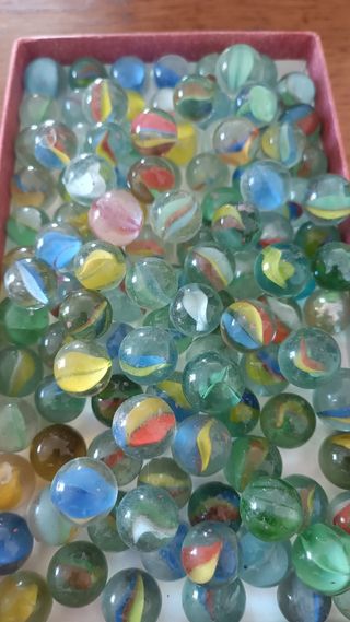 Biglie vetro vintage - 200 pezzi