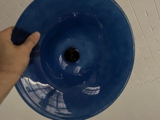 Lampara vintage azul