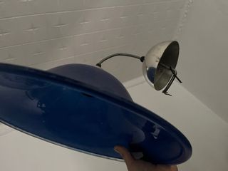 Lampara vintage azul