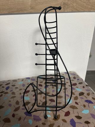 Botellero hierro forjado